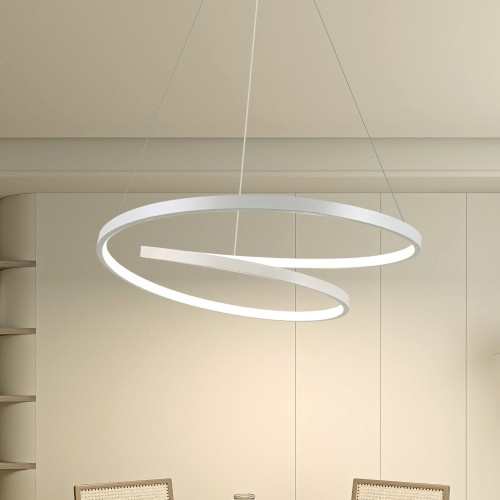 Lustra LED 216W Alba 3 Functii cu Telecomanda LZ105
