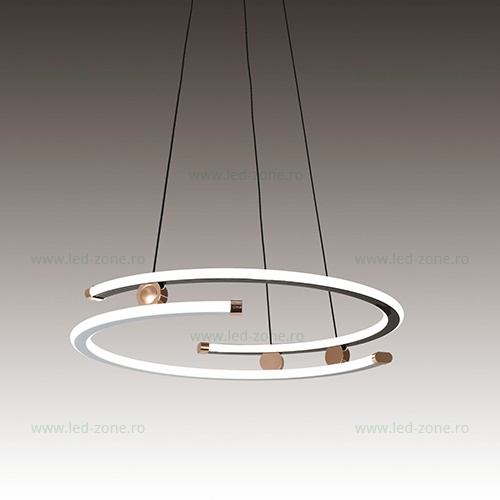 Lustra LED 76W Dimabila 3 Functii cu Telecomanda LZ8016-500