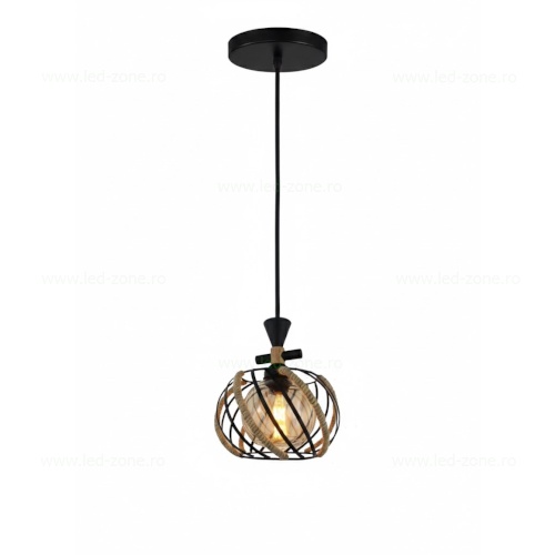 Pendul Soclu E27 Rustic Metal LZ5689-1