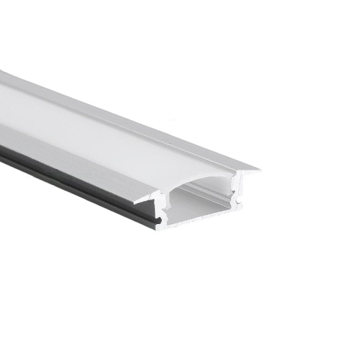 Profil Aluminiu Incastrat Dispersor Alb 2M 12.4MM Plat