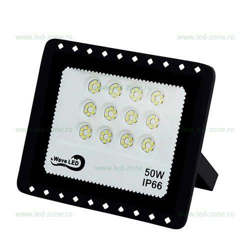 Proiector LED 50W Slim Negru RFR