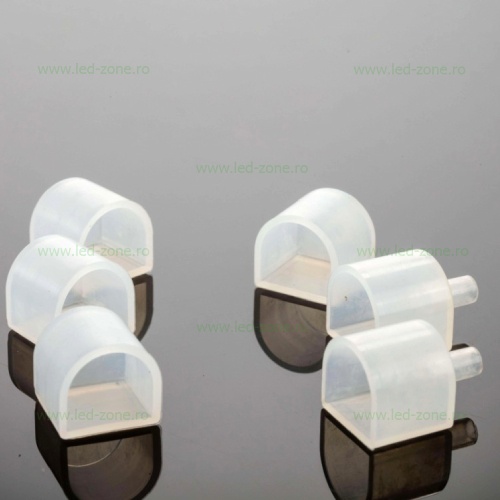 Set 2 Capace Protectie Profil Flexibil Silicon 15x15mm