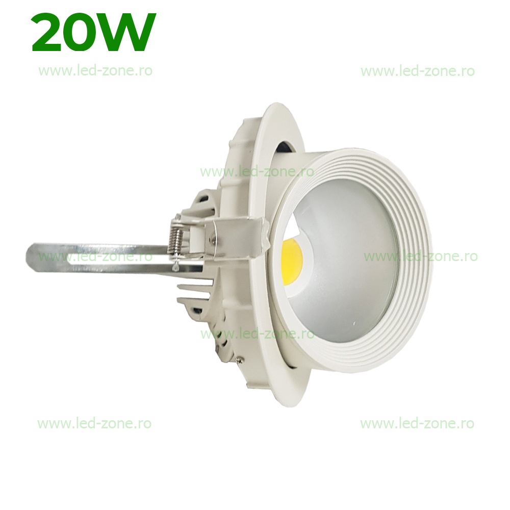 Spot LED Magazin Incastrabil Mobil 20W COB Premium
