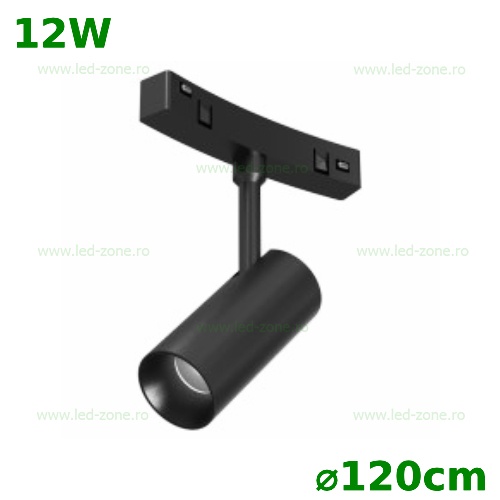 Spot LED Magnetic 12W Circular Cilindric D120cm