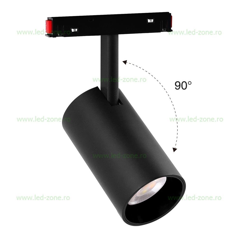 Spot LED Magnetic 15W Cilindru Reglabil