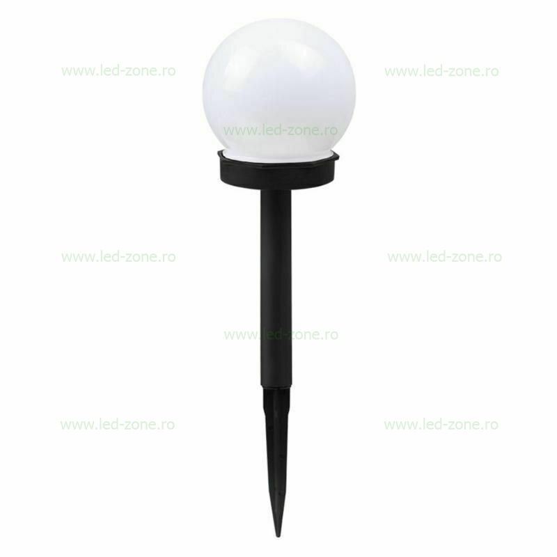 Stalp LED Gradina Solar Glob Mat D100mm