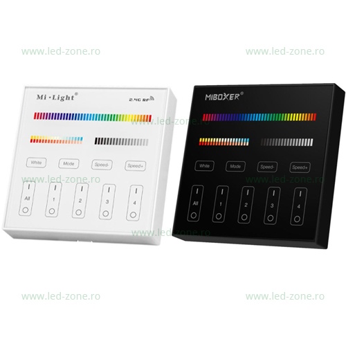 Telecomanda RGBW 4 Zone MiLight RF Pentru Perete