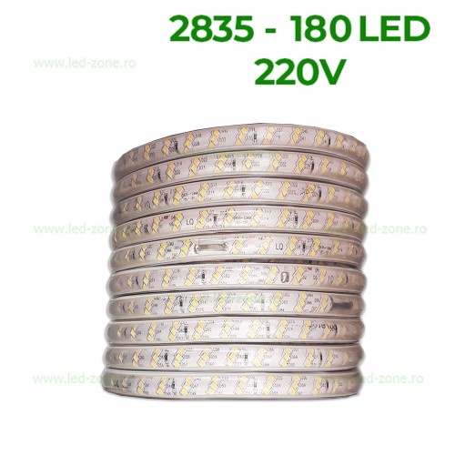 Banda LED 2835 180 SMD/ML 220V Lupa