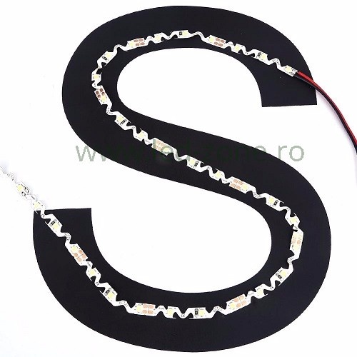 Banda LED 2835 60 SMD/ML Interior Curbabila 12V