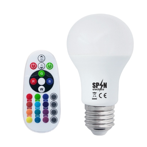 Bec LED E27 8W Iluminare 260 Grade RGBW