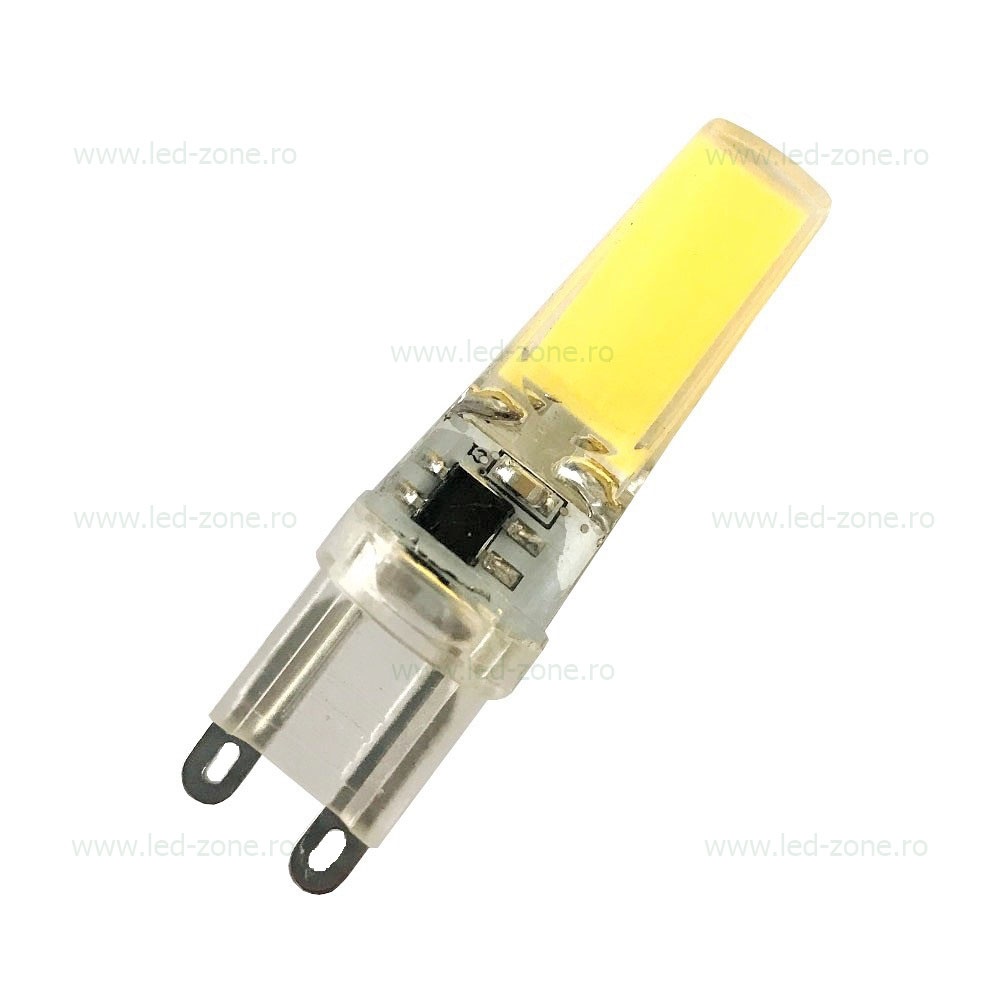 Bec LED G9 5W COB Silicon