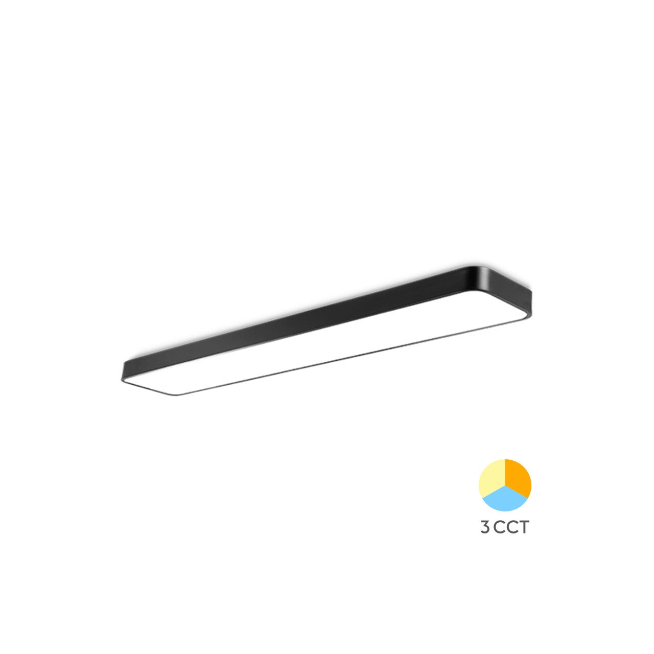 Corp Iluminat LED 45W Negru 120cm CCT