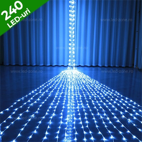 Instalatie LED Perdea Ploaie 5x1m Diverse Culori