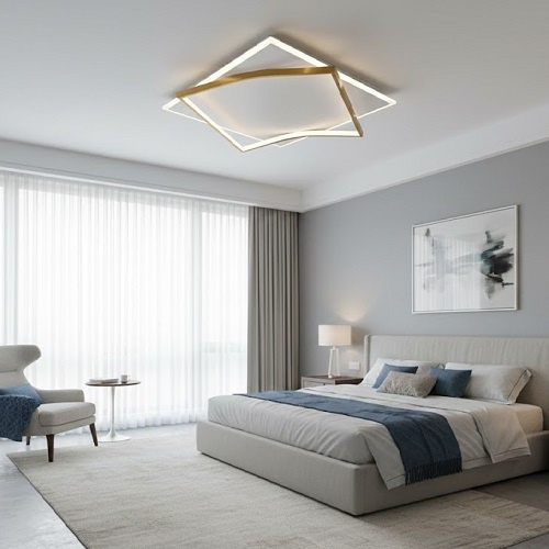 Lustra LED 108W Aurie 3 Functii cu Telecomanda LZG3826-400