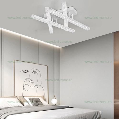 Lustra LED 112W 3 Functii Dimabila cu Telecomanda LZG3548-4