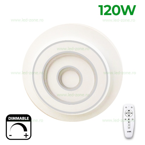 Lustra LED 120W 3 Functii Dimabila cu Telecomanda LZY2024