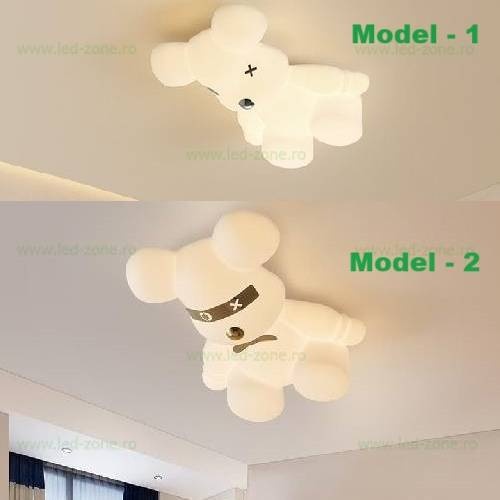 Lustra LED 160W Teddy Bear Smart 3 Functii Dimabila cu Telecomanda LZ1998