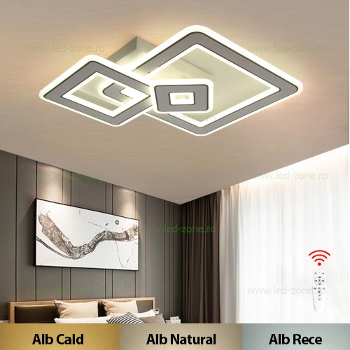 Lustra LED 168W 3 Functii Dimabila cu Telecomanda LZ330