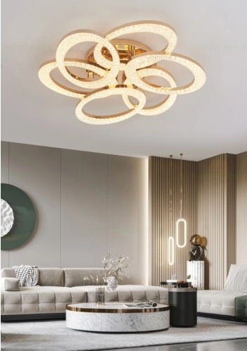 Lustra LED 168W 3 Functii Dimabila cu Telecomanda LZJ409/3+3