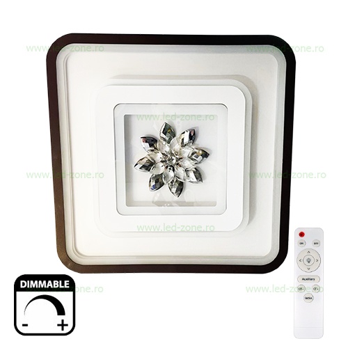 Lustra LED 180W 3 Functii Dimabila cu Telecomanda LZ8001-500