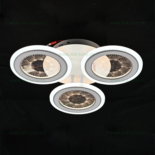 Lustra LED 90W 3 Functii cu Telecomanda LZG16759-3