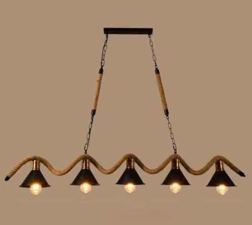 Lustra Rustic Industrial 5 Socluri E27 LZ1080-5