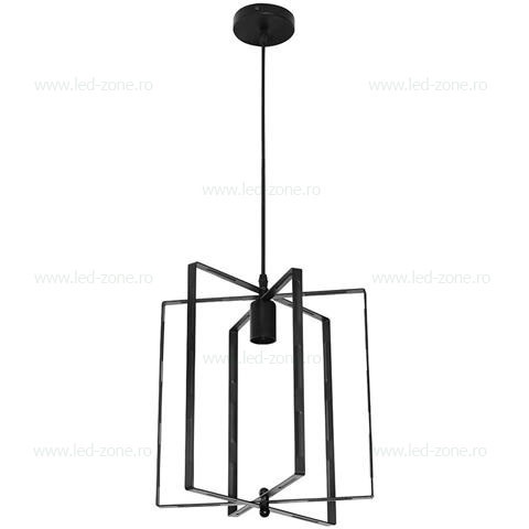 Pendul Soclu E27 Vintage Negru LZ013N