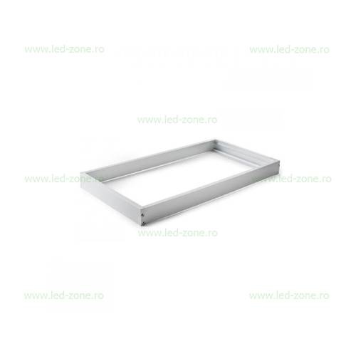 Rama Panou LED 120x60cm Aplicat Alb
