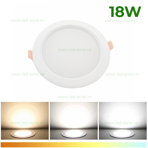 Spot LED 18W Alb 3 Functii IP54 LZ691