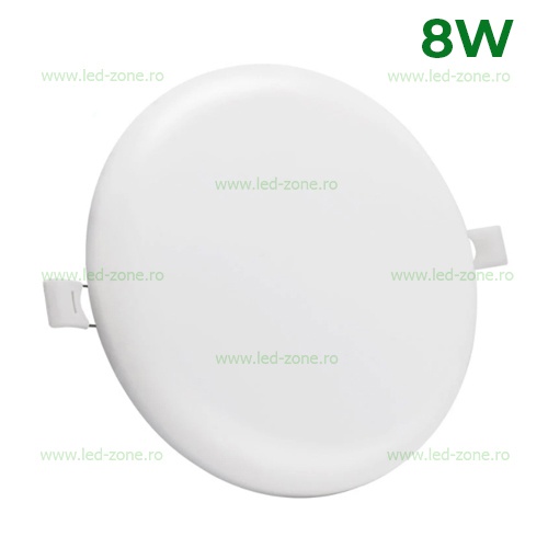 Spot LED 8W Rotund Mat Frameless Cleme Ajustabile