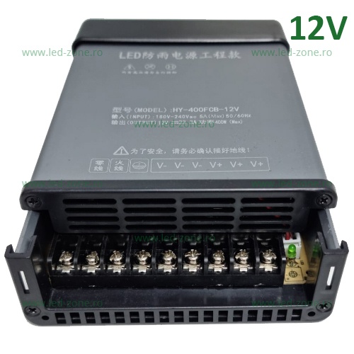 Sursa Alimentare Banda LED 12V 400W IP43