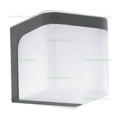 Aplica LED 6W Negru Exterior JORBA