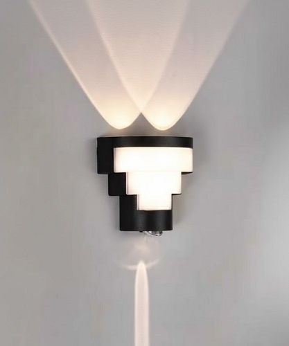Aplica LED 9W Exterior Neagra LZ306-2