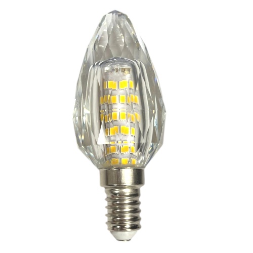 Bec LED E14 5W Lumanare Model Cristal