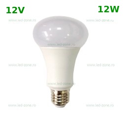 Bec LED E27 12W R70 Mat Plastic 12V