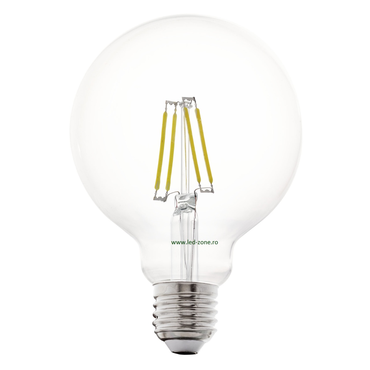 Bec LED E27 4W Filament Glob Clar G95