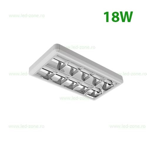Corp Iluminat LED 18W 60cm Aplicat 2x9W Tub T8