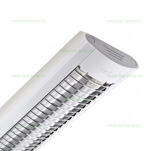 Corp Iluminat LED 2x18W 120cm cu Grila