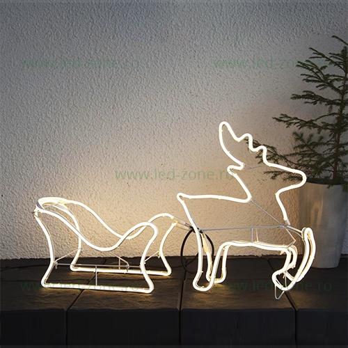 Instalatie LED Exterior Neonflex Ren cu Sanie