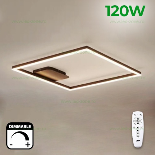 Lustra LED 120W 3 Functii Dimabila cu Telecomanda LZ5192