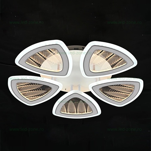 Lustra LED 160W 3 Functii Dimabila cu Telecomanda LZG16745-5