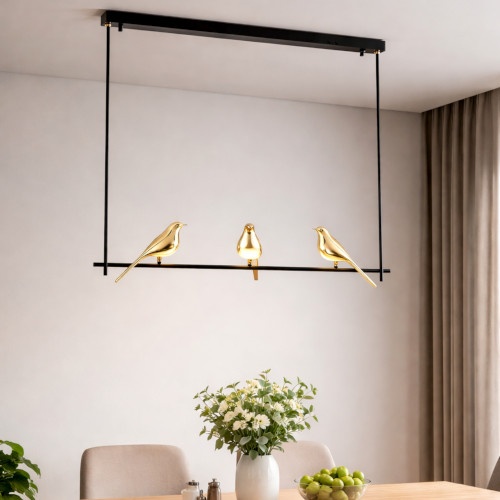 Lustra LED 30W Neagra 3 Functii LZ820-3
