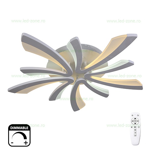 Lustra LED 80W 3 Functii Dimabila cu Telecomanda LZ6611-5