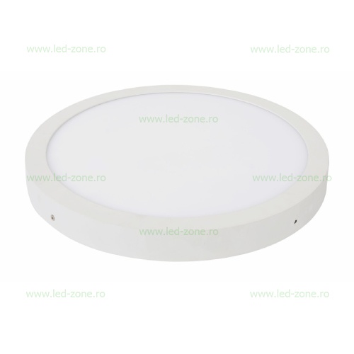 Panou LED 48W Rotund D60cm Aplicat Alb