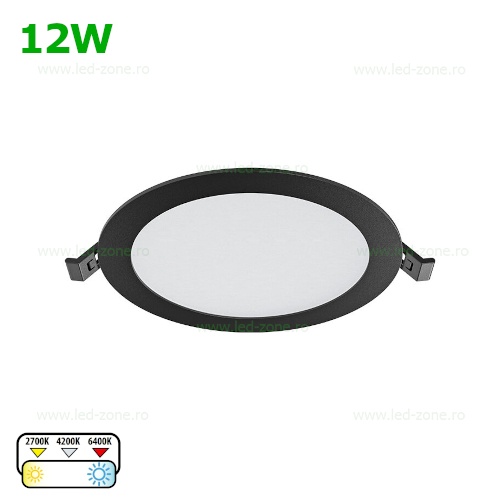 Spot LED 12W Rotund Incastrat CCT