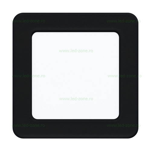 Spot LED 5W Patrat Negru FUEVA