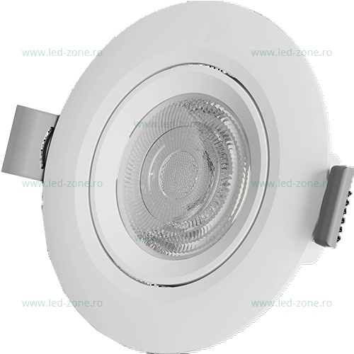 Spot LED 6W Rotund Alb Incastrabil