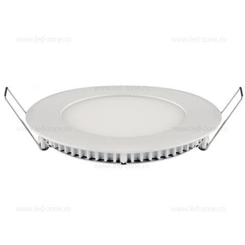 Spot LED 9W Slim Rotund Alb