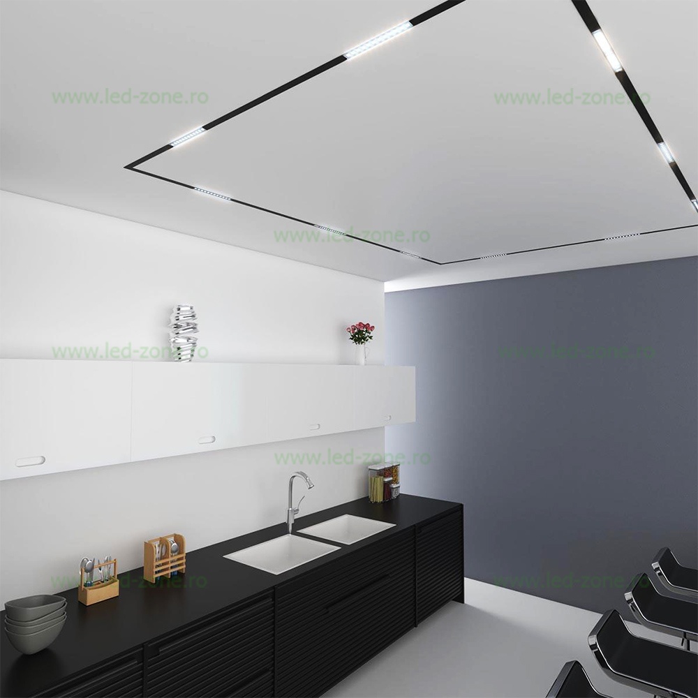Spot LED Magnetic 12W Liniar Clar Ultra Slim ALL1