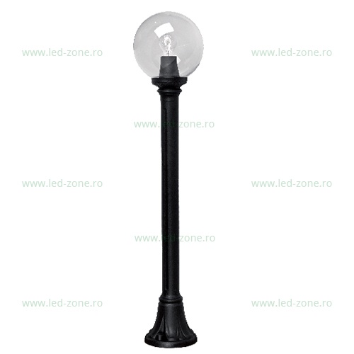 Stalp LED Gradina 6W Negru GLOBE 1M